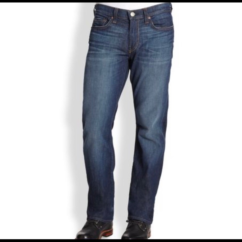 J Brand Darren Straight Leg Jeans In Blue Canyon, Size 36 X 36